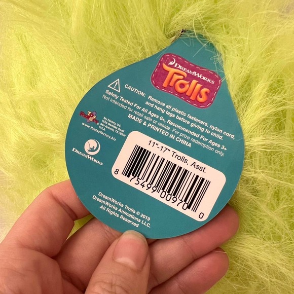 NWT Dreamworks Trolls Plush Fuzzbert 2019 - Picture 4 of 8